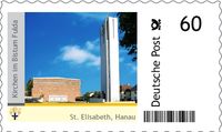 Sonderbriefmarke zum 50. jährigen Jubiläum von St. Elisabeth